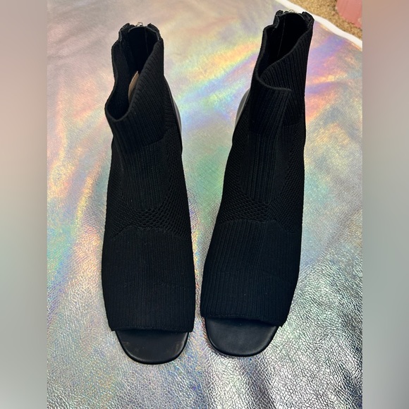 Adrienne Vittadini - Abelo Wedge Sock Bootie in Black Knit. Size 9 1/2. NWT - Picture 6 of 8